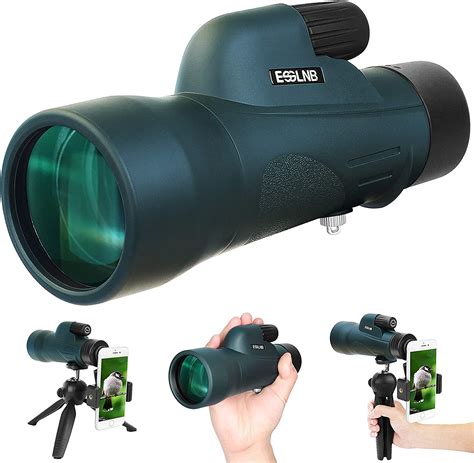 Buy ESSLNB Monocular Telescope-12x50 Monocular for Adults High Powered ...