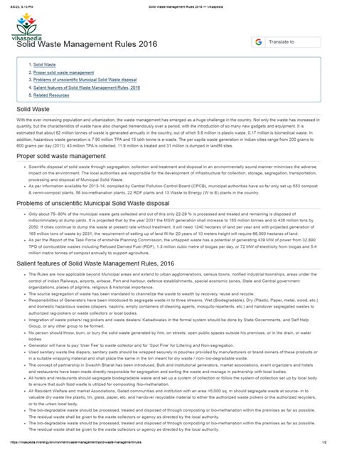 Image result for Solid Waste Management Rules 2016