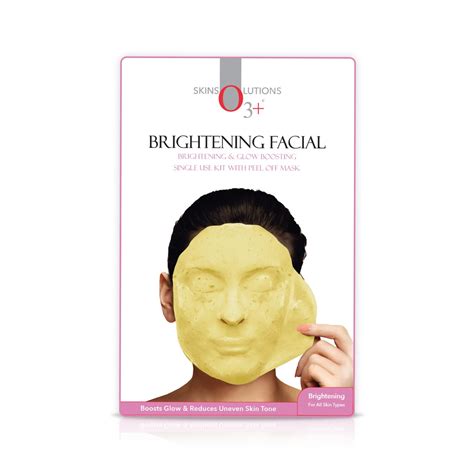 O3+ Brightening Facial Kit with Peel Off Power Mask 45gm | Boosts Glow ...