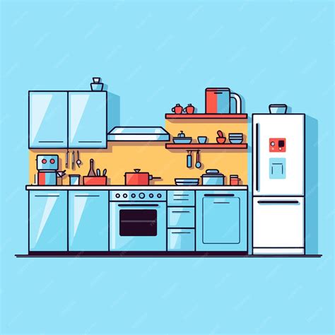 Kitchen Cartoon 的图像结果