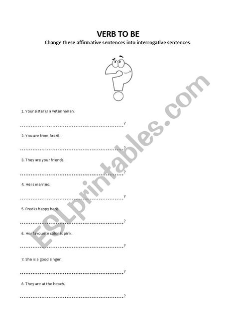 Image result for To Be Interrogative Form