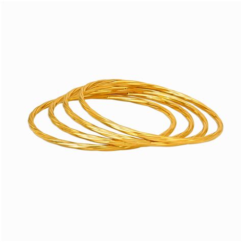 Dainty Spiral Bangle