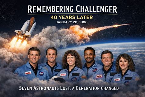Challenger Space Shuttle Disaster | Seven Lives Lost 40 Years Ago