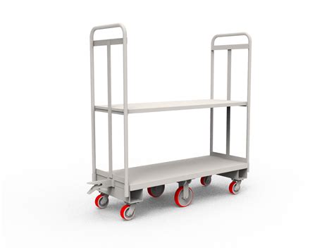 U Boat Cart SELF LEVELING SPRING U BOAT CARTS National Cart Co.