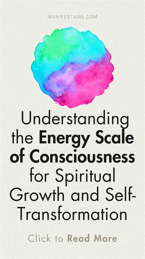 Energy Levels of Consciousness for Manifesting and Spiritual Growth | Manifestaire