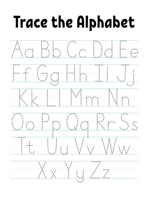 Premium Vector | Writing letters tracing page practice sheet worksheet ...