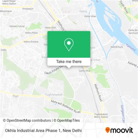 How to Get to Okhla Industrial Area Phase 1 in Delhi by Bus or Metro?