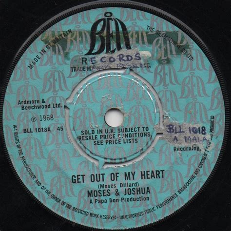 MOSES & JOSHUA - GET OUT OF MY HEART