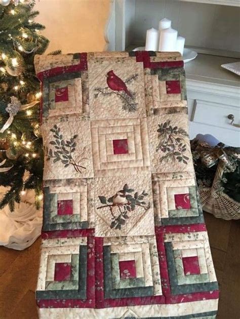 log cabin christmas quilt patterns