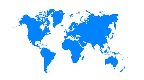 Blue World Map Transparent 的图像结果