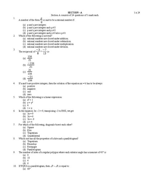 Test Notes for Math Concepts and Rational Numbers - Studocu