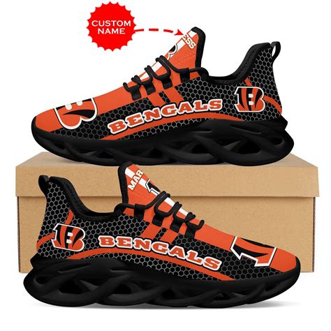 Cincinnati Bengals Shoes Max Soul Luxury Custom Name 06 M3rtt0287 For ...