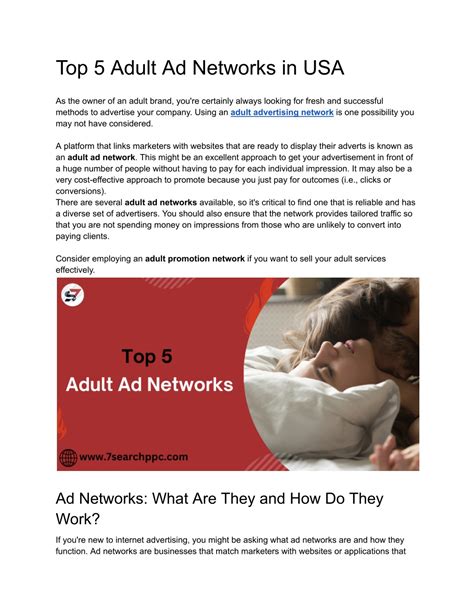 PPT - Top 5 Adult Ad Networks (1) PowerPoint Presentation, free ...