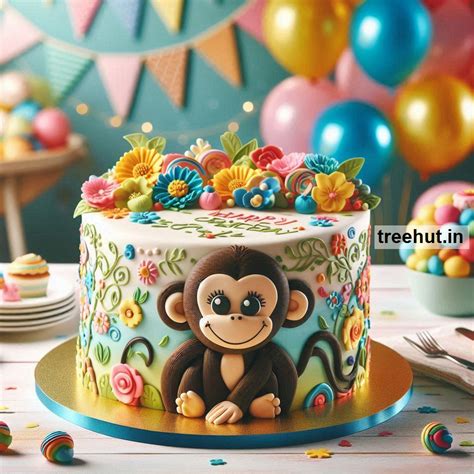 Monkey Cake Decoration Ideas