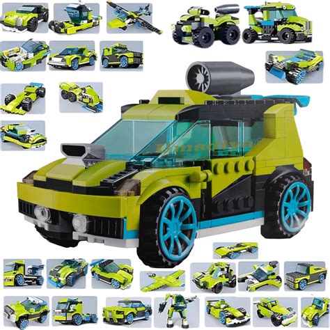 Umadiya® Architect 30 in 1 Rocket Rally Racing Cars Building Blocks ...