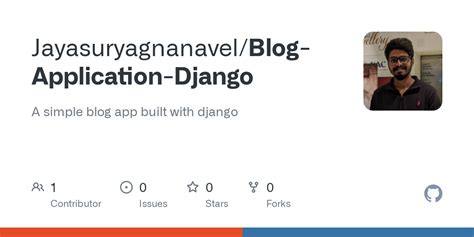 Python Django Blog Application 的图像结果