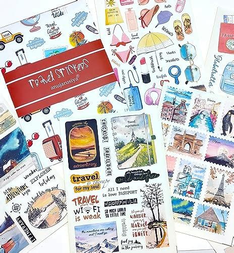 anujarusiya Journal Stickers - 100+ Self-Adhesive Laminated Stickers ...