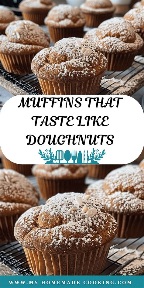 Muffins That Taste Like Doughnuts | My Homemade Cooking