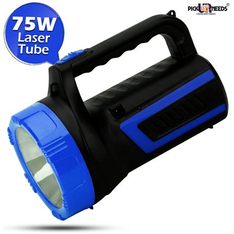 Pick Ur Needs 75W Laser + Side Long Range Emergency Tube Rechargeable