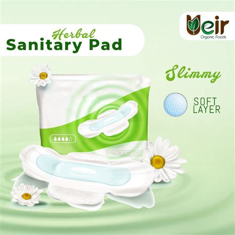Herbal Sanitary Pad For Her Slimmy (Pack Of 8PC) Size :XXL – Ueir ...