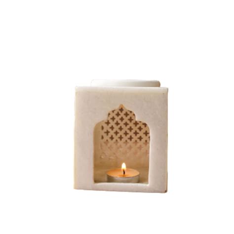 CHOOKHO MARBLE Jali Oil Burner | Aroma Diffuser | Essential Oil and ...