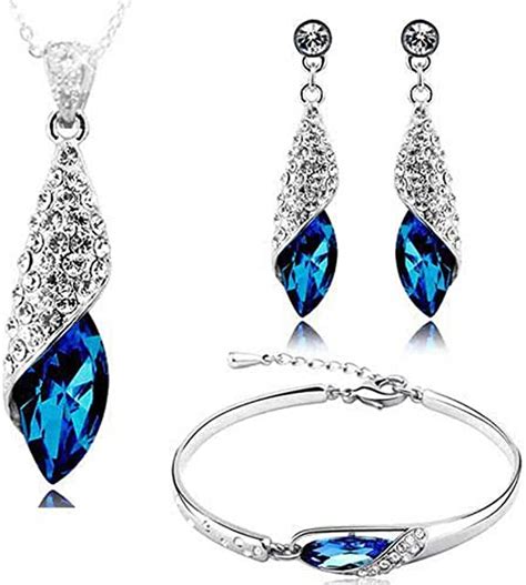 Amazon.in: Blue - Women's Jewelry Sets / Women's Jewellery: Jewellery