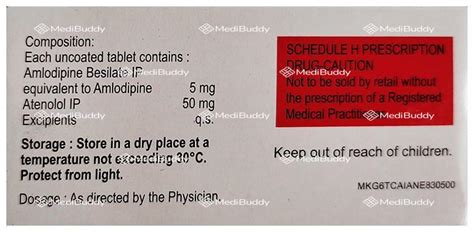 Amlokind-AT Tablet: Price, Uses, Side Effects & How to Use - MediBuddy