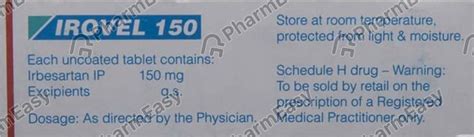 Buy Irovel 150 MG Tablet (10) Online at Flat 15% OFF | PharmEasy