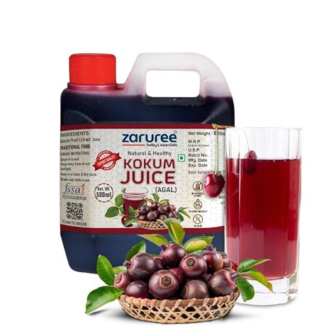 Zaruree Kokum Juice (Agal) 500ml | Natural & Refreshing