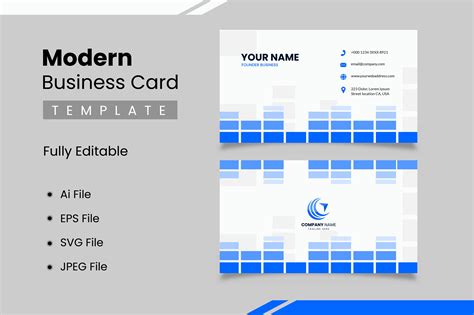 Sample Business Card Template 的图像结果