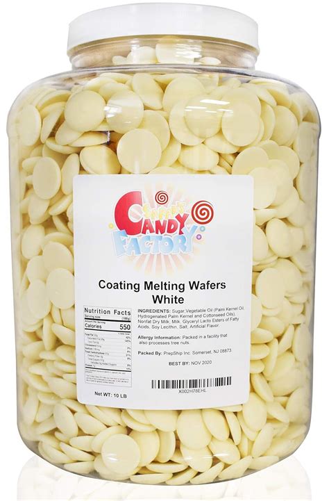 Coating Melting Wafers in Jar, 10 Lbs White Melting Chocolate - Walmart.com