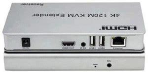 techut (1 pair) 120m 4k hdmi kvm extender over cat 6/7 lan cable Media ...