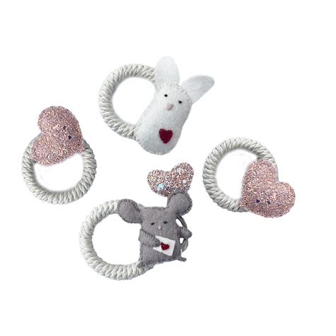 My Valentine Napkin Rings (set of 4) – KAJI KIDS