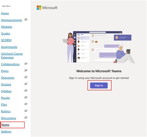 How do I integrate Microsoft Teams into a Canvas course?