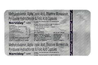 Buy Nerviday Capsule 10 Online at Truemeds