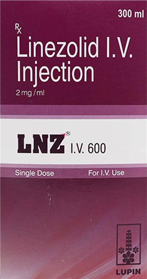 Lnz 600 MG Injection (300): Uses, Side Effects, Price & Dosage | PharmEasy