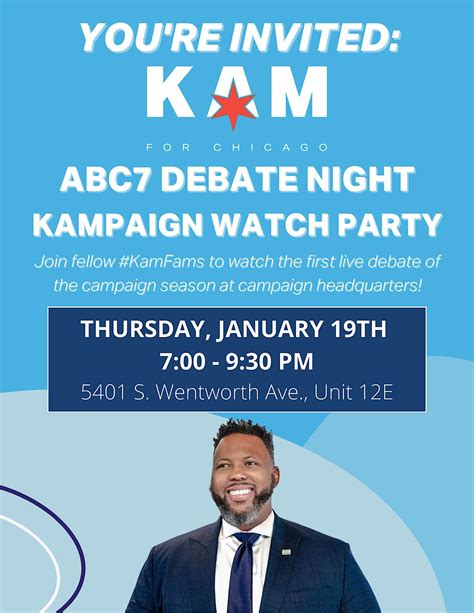 Kam for Chicago Phone Banks!, 5401 S Wentworth Ave, Chicago, 13 ...