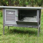 Morgete Wooden Rabbit Hutch Indoor Bunny Cage | Ubuy India