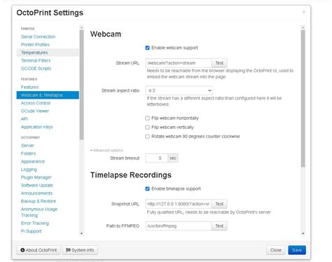 Webcam not showing in the webcam tab after update - Webcams - OctoPrint ...