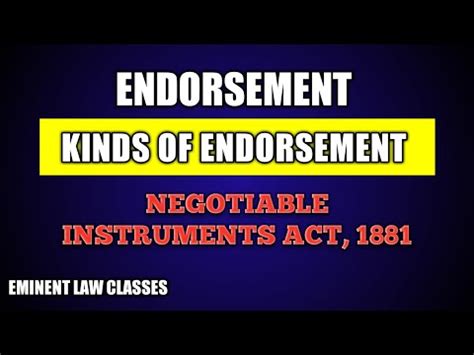 Bank Endorsement Definition - India Dictionary