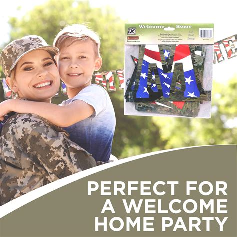 Buy Military Army Camo Welcome Home Party Banner (Large, 7 Cardboard ...