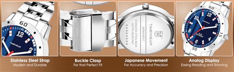 TIMEWEAR Analogue Men's Watch (Blue Dial Silver Colored Strap) : Amazon ...