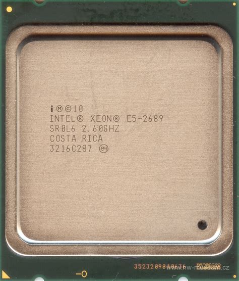 Intel Xeon E5-2689 - Hardware museum