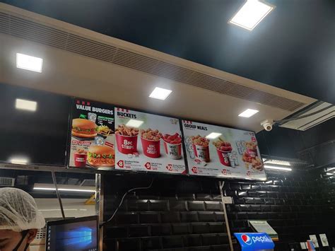 Menu at KFC, Dindigul