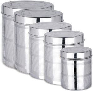 Strobine Steel Grocery Container - 500 ml, 750 ml, 1000 ml, 1500 ml ...