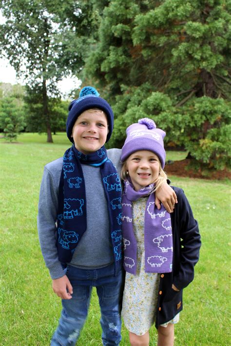 Kids Merino Wool Sheep Scarf - Interknit – Australian Made Knitwear