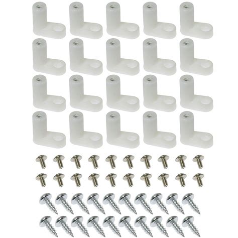 TAODAN 20PCS L Shape Insulated PCB Spacer Plastic PCB Board Mounting ...