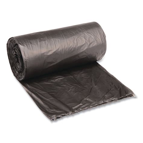 Boardwalk 10 gal Trash Bags, 48 in x 23 in, 0.35 mil, Black, 500 PK ...