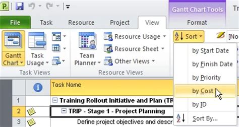 Adding Tasks in MS Project 的图像结果