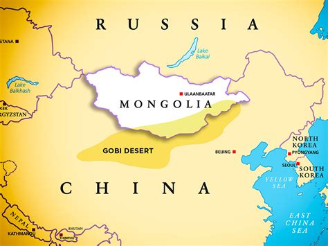Gobi Desert Map